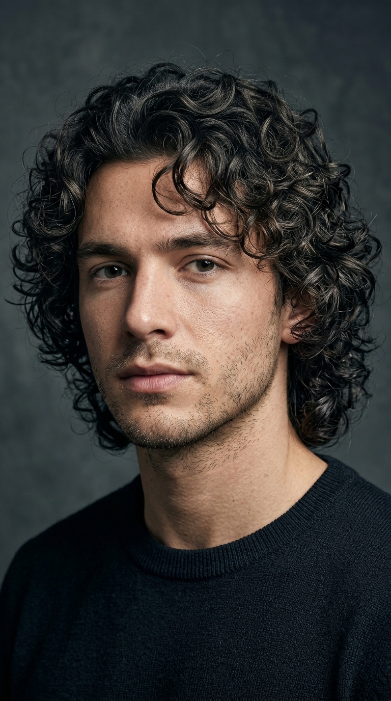 Mid-Length Curly Shag