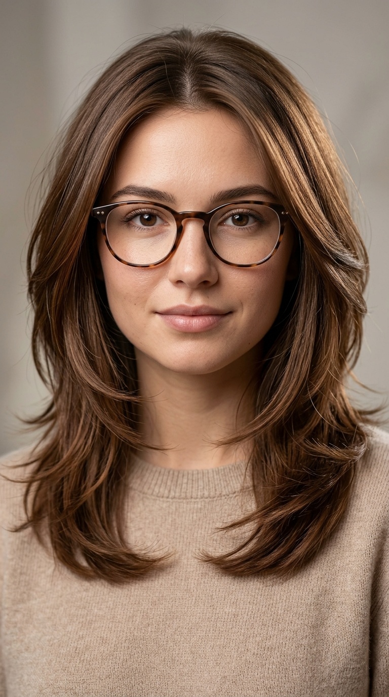Mid-Length U-Cut with Feathery Layers