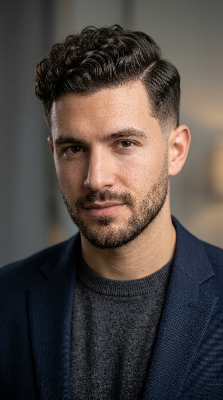 Mid-Taper Side Part