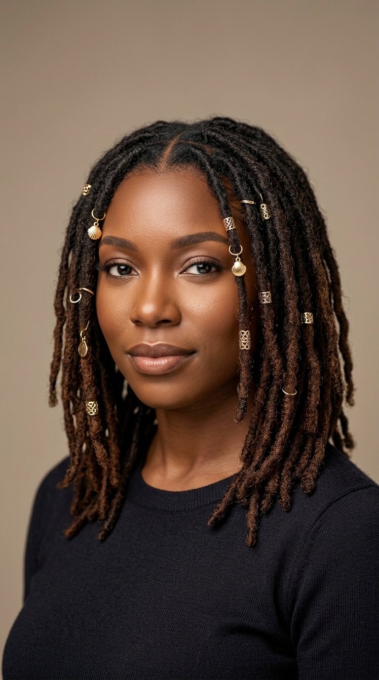 Middle Part with Charms