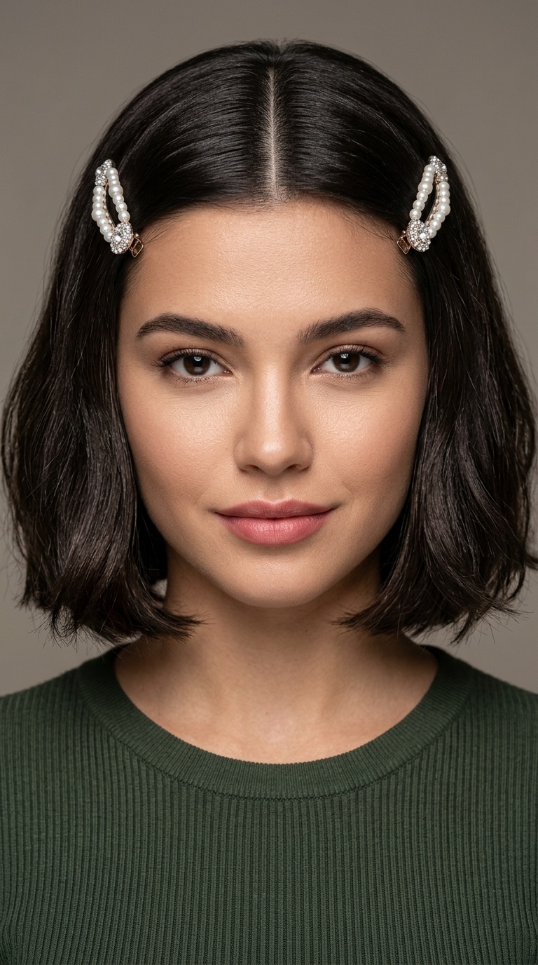 Middle Part with Symmetrical Clips