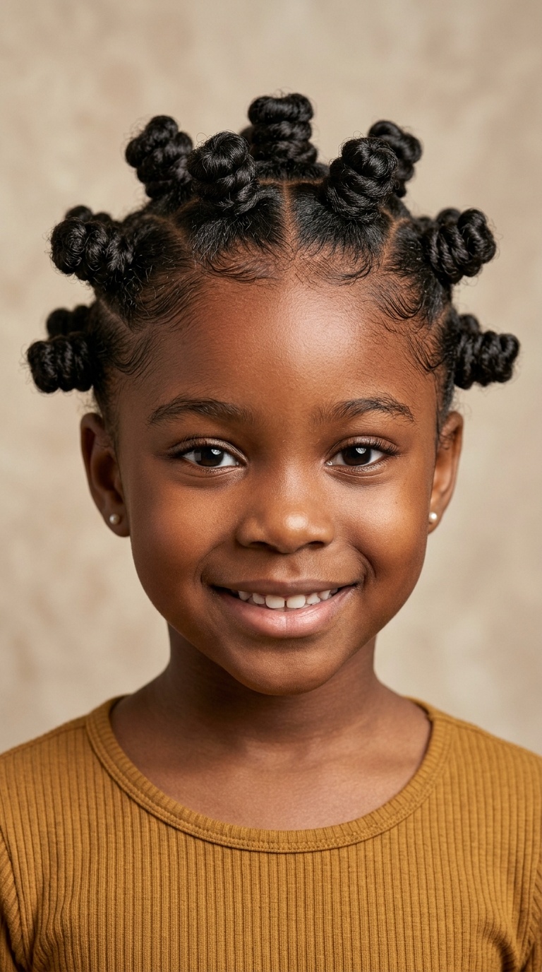 Mini Bantu Knots