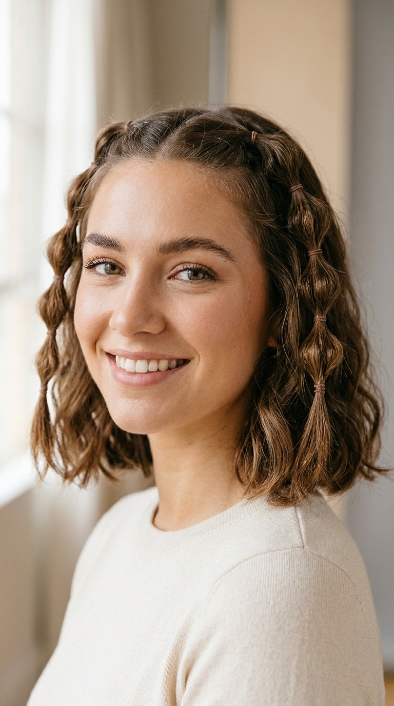 Mini Bubble Braids