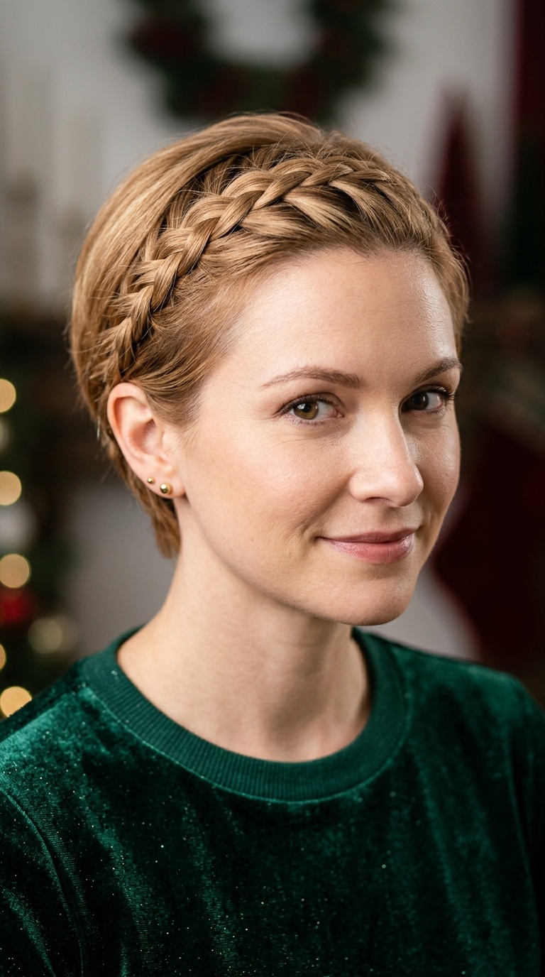 Mini French Braid Crown
