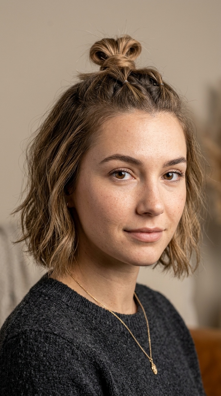 Mini Half-Up Top Knot