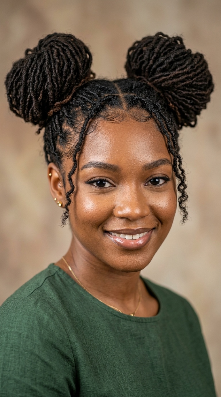 Mini Loc Space Buns