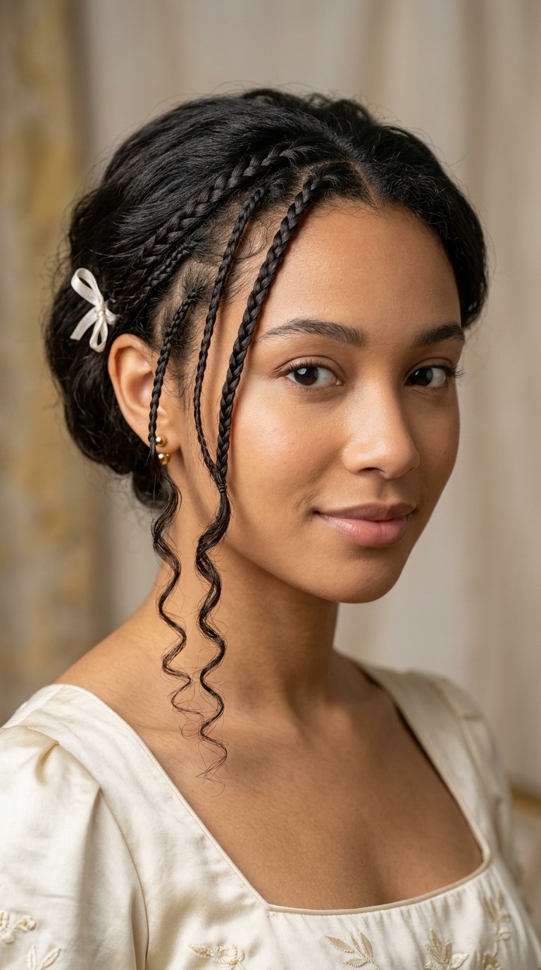 Miniature Braided Tendrils