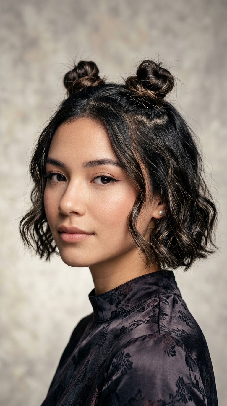 Miniature Space Bun Accents