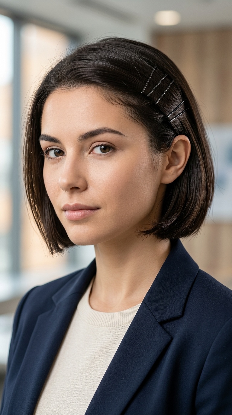 Minimalist Bobby Pin Accents