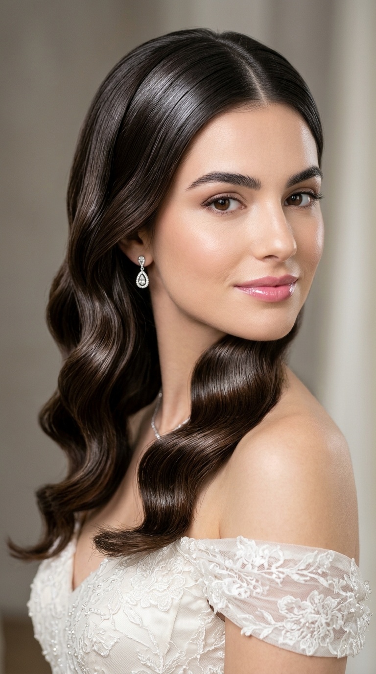 Minimalist Glass Hair Waves