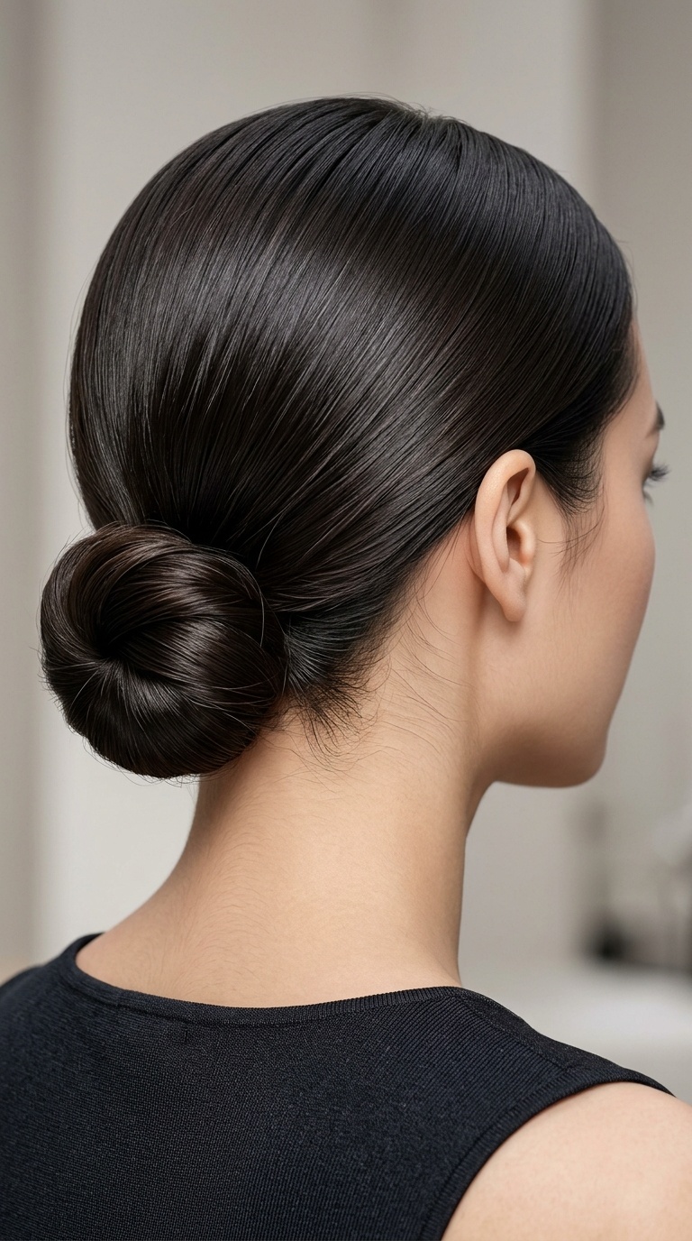 Minimalist Low Chignon