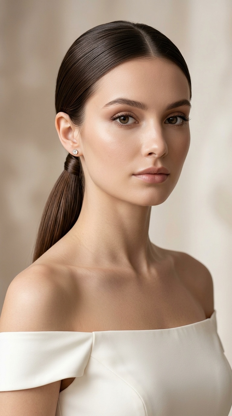 Minimalist Low Ponytail
