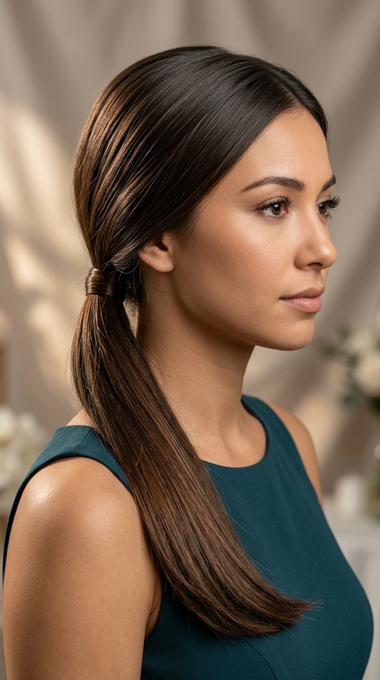 Minimalist Low Ponytail