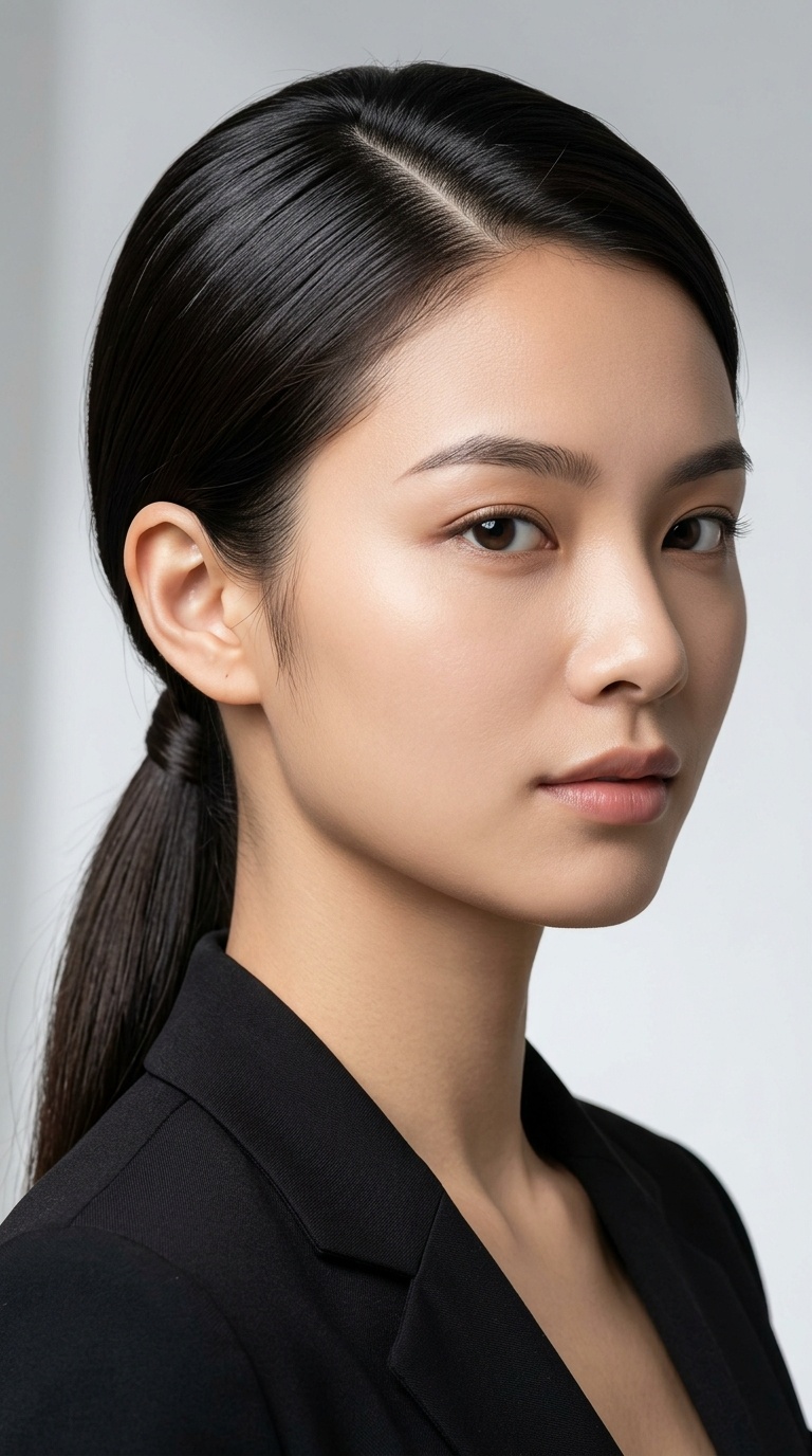 Minimalist Low Ponytail
