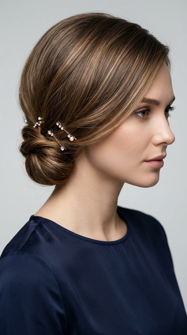 Minimalist Low Tuck with Decorative Pins