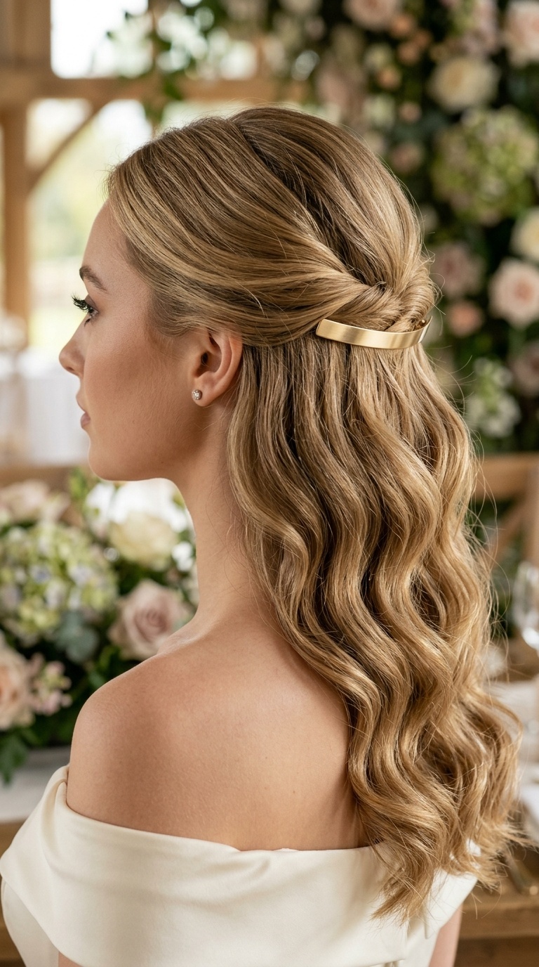 Minimalist Metallic Barrette