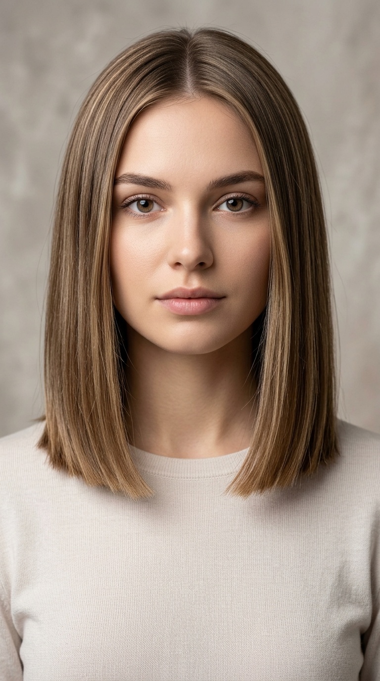 Minimalist One-Length Blunt Lob