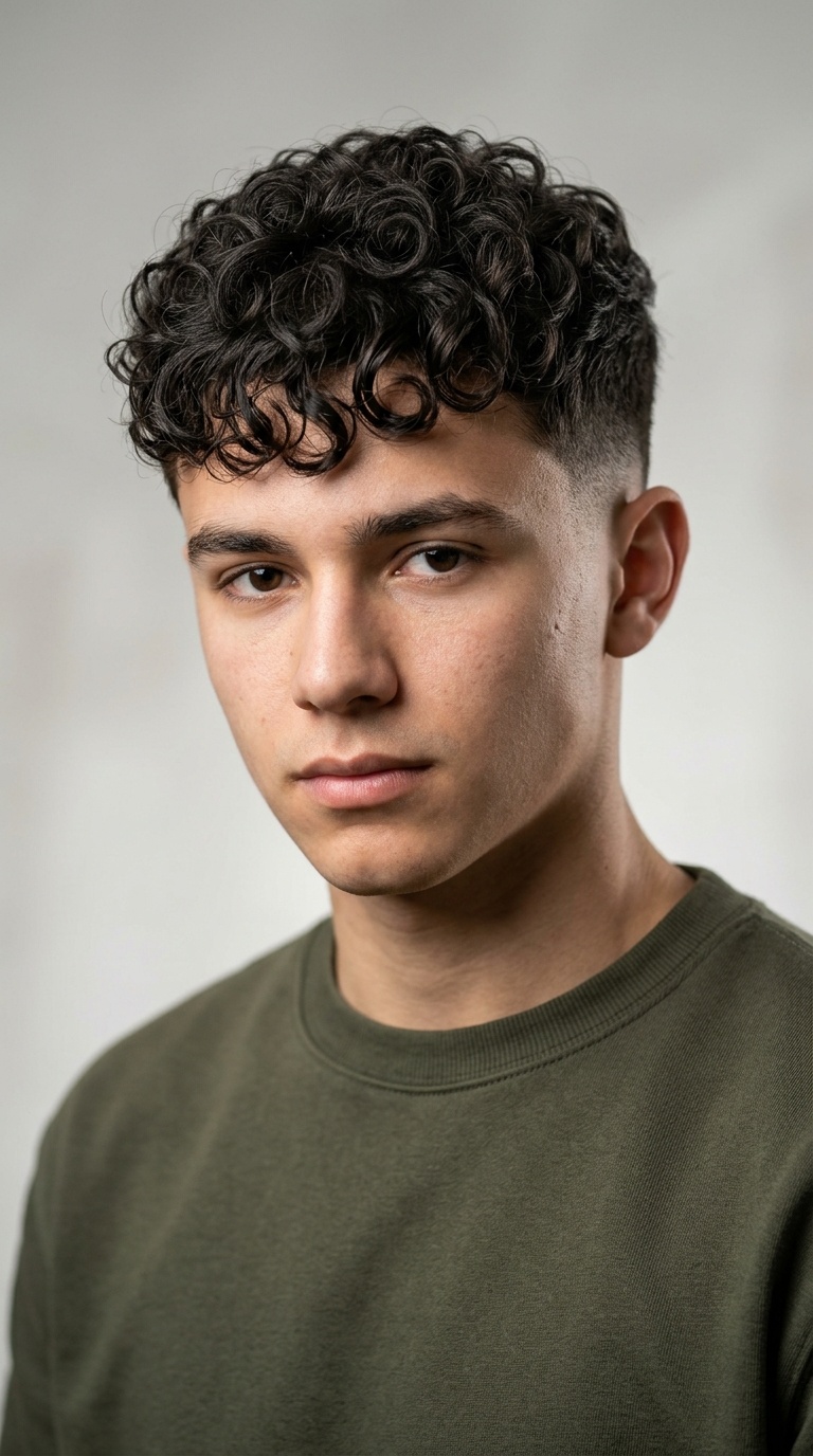 Minimalist Short Curly Fringe