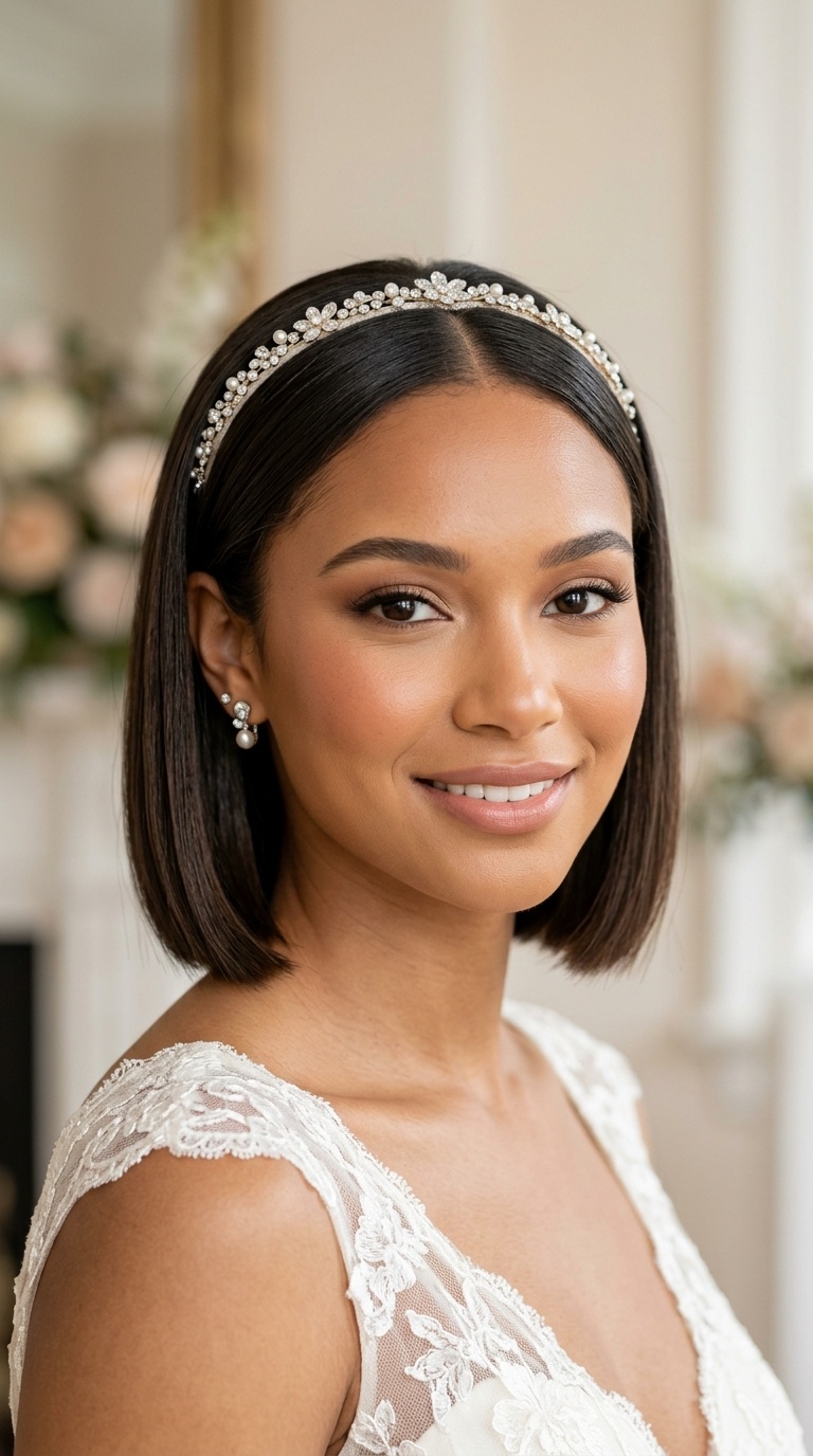 Minimalist Straight Bob with Headband