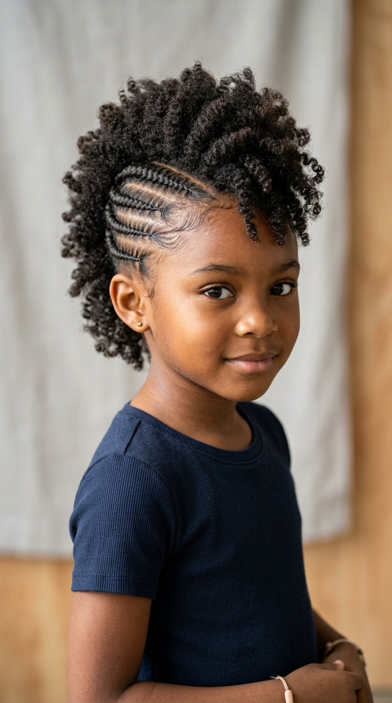Mixed Texture Mohawk