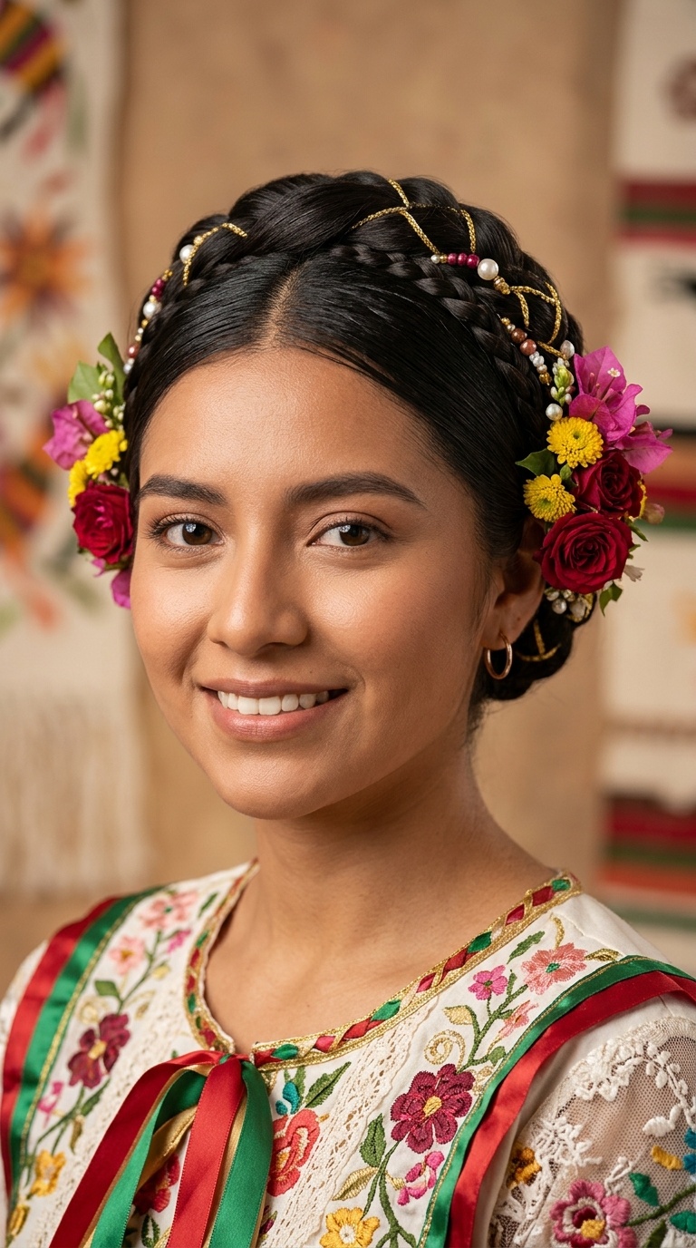 Modern Folklorico Fusion Bun