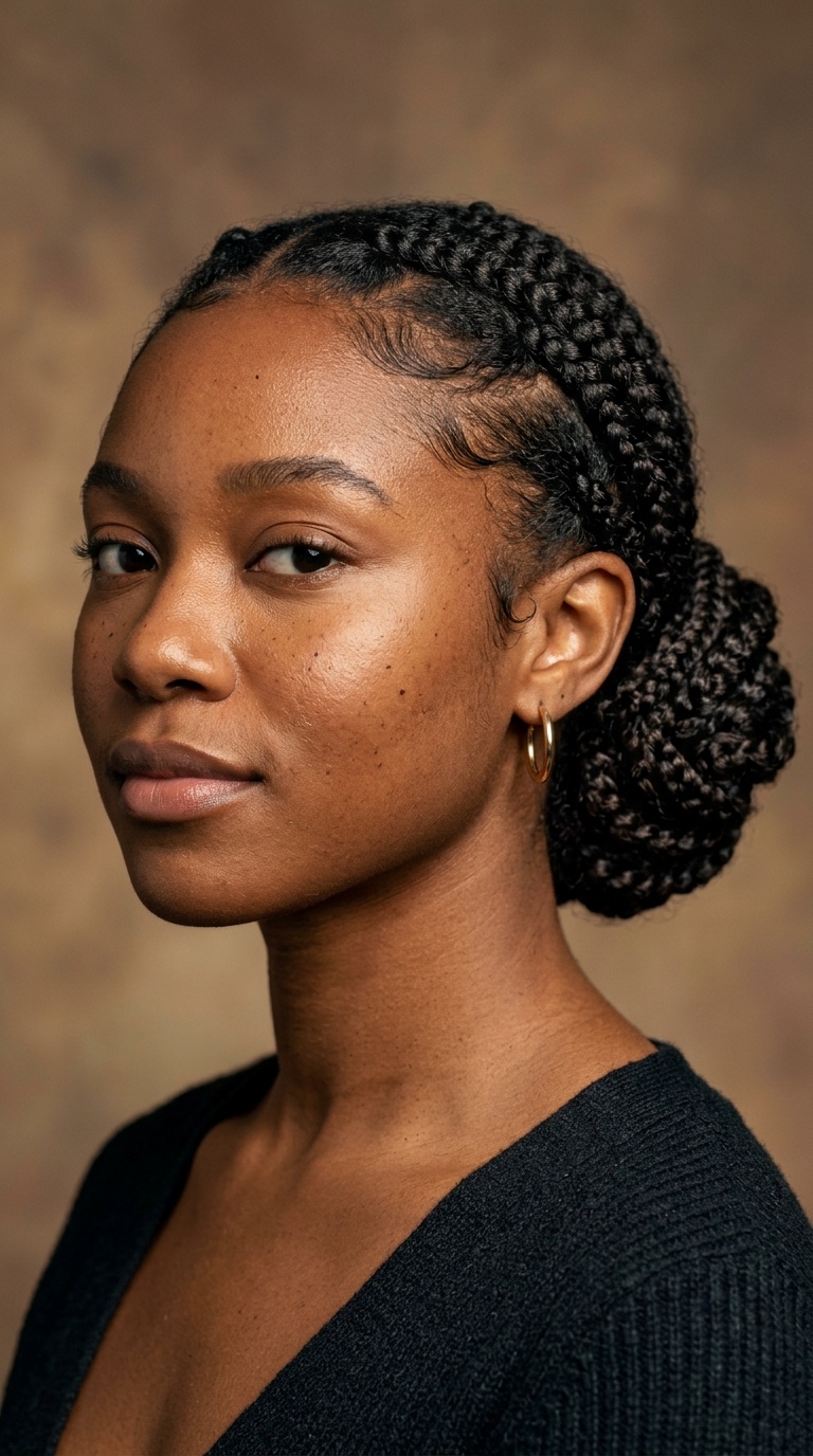 Modern Low Chignon Mukule