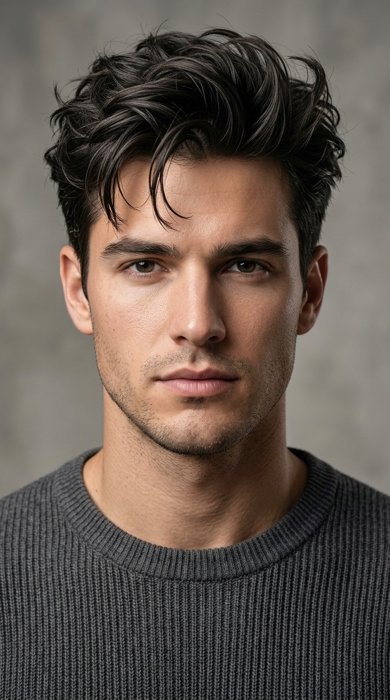 Modern Messy Quiff