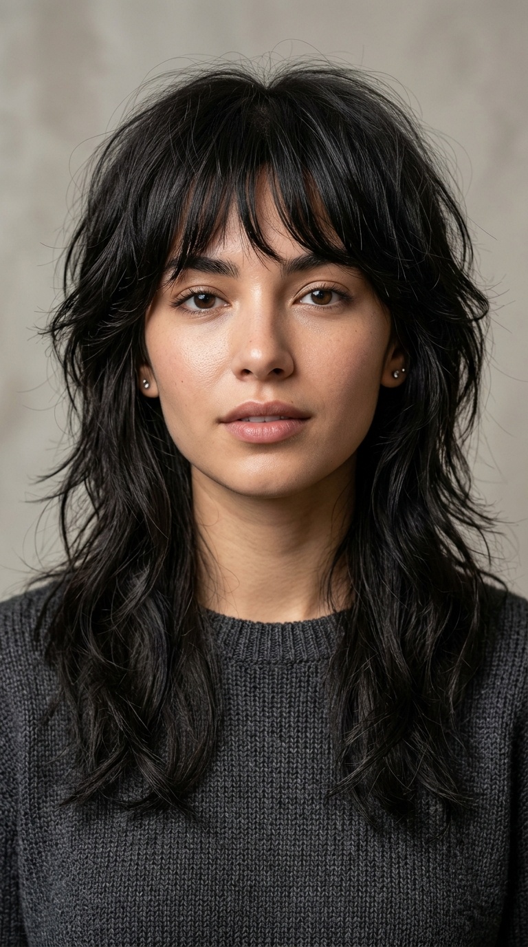 Modern Mullet-Inspired Shag