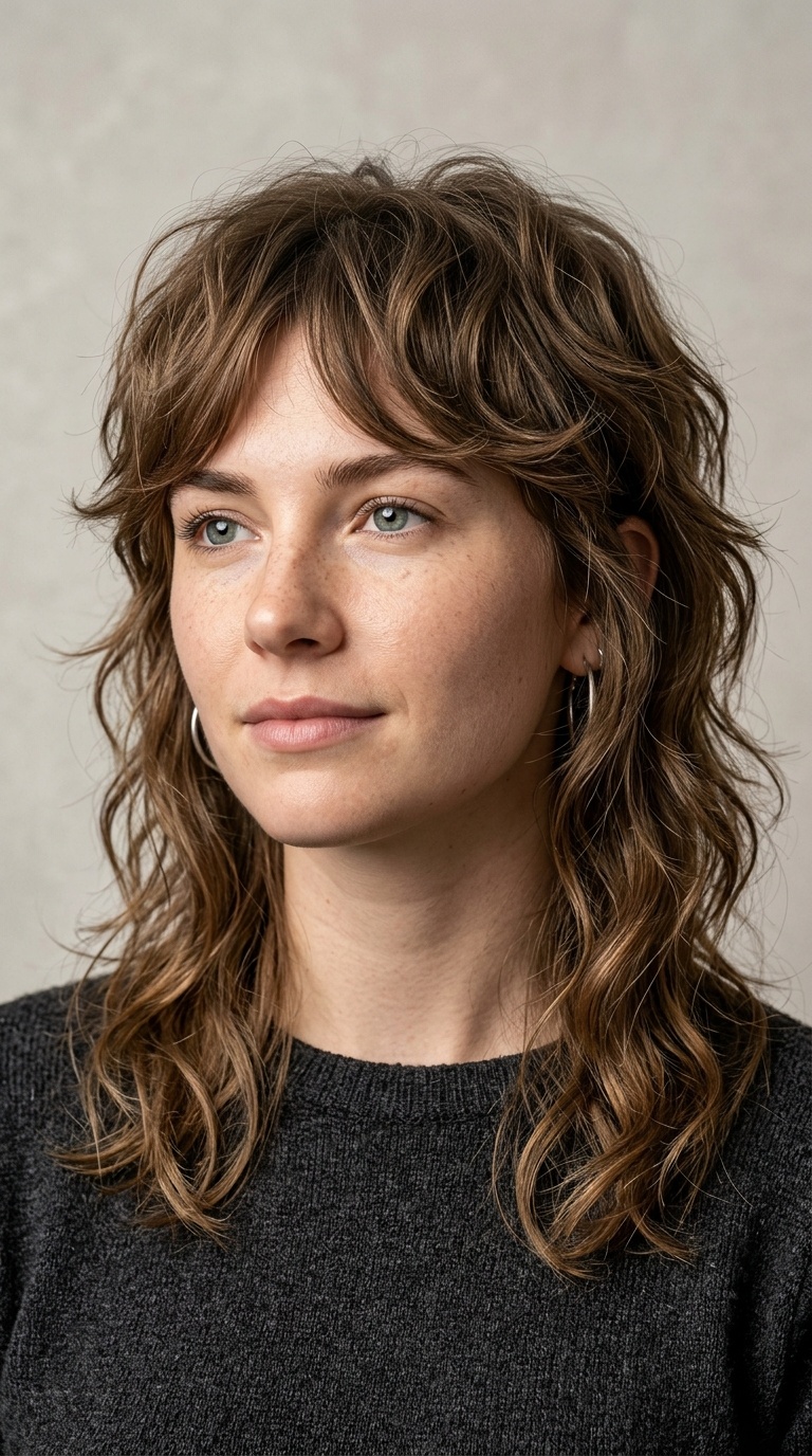 Modern Mullet with Soft Waves