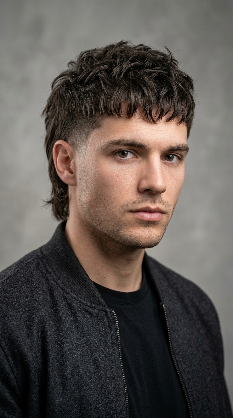 Modern Mullet with Symmetrical Tapers