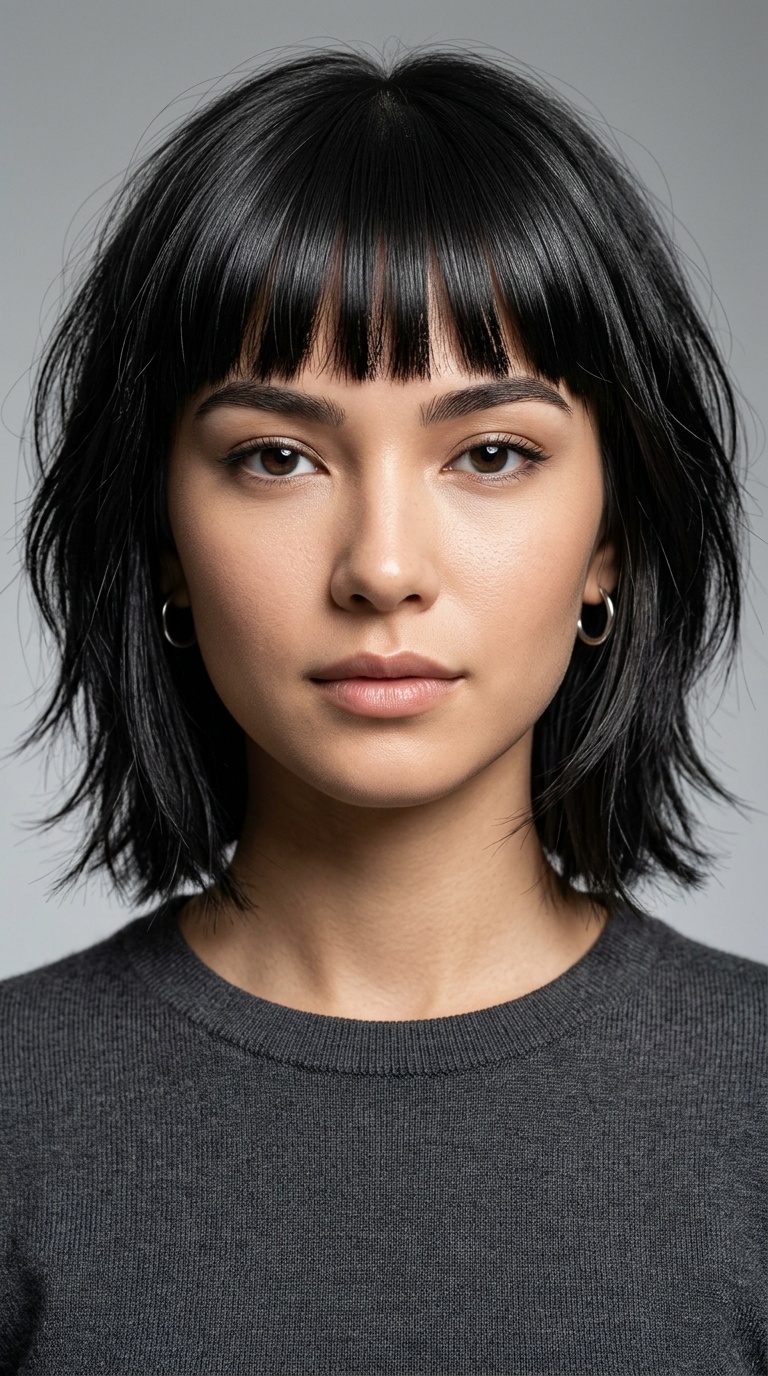Modern Shag with Straight Fringe