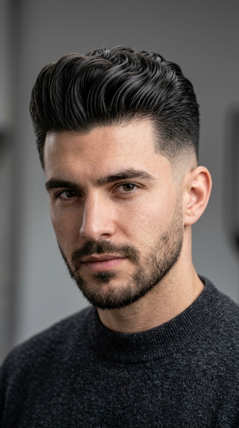 Modern Slicked-Back Pomp