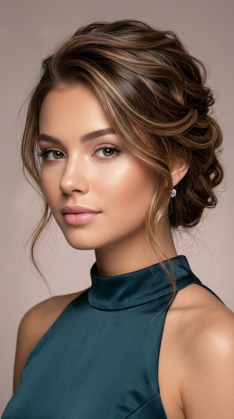 Modern Textured French Twist