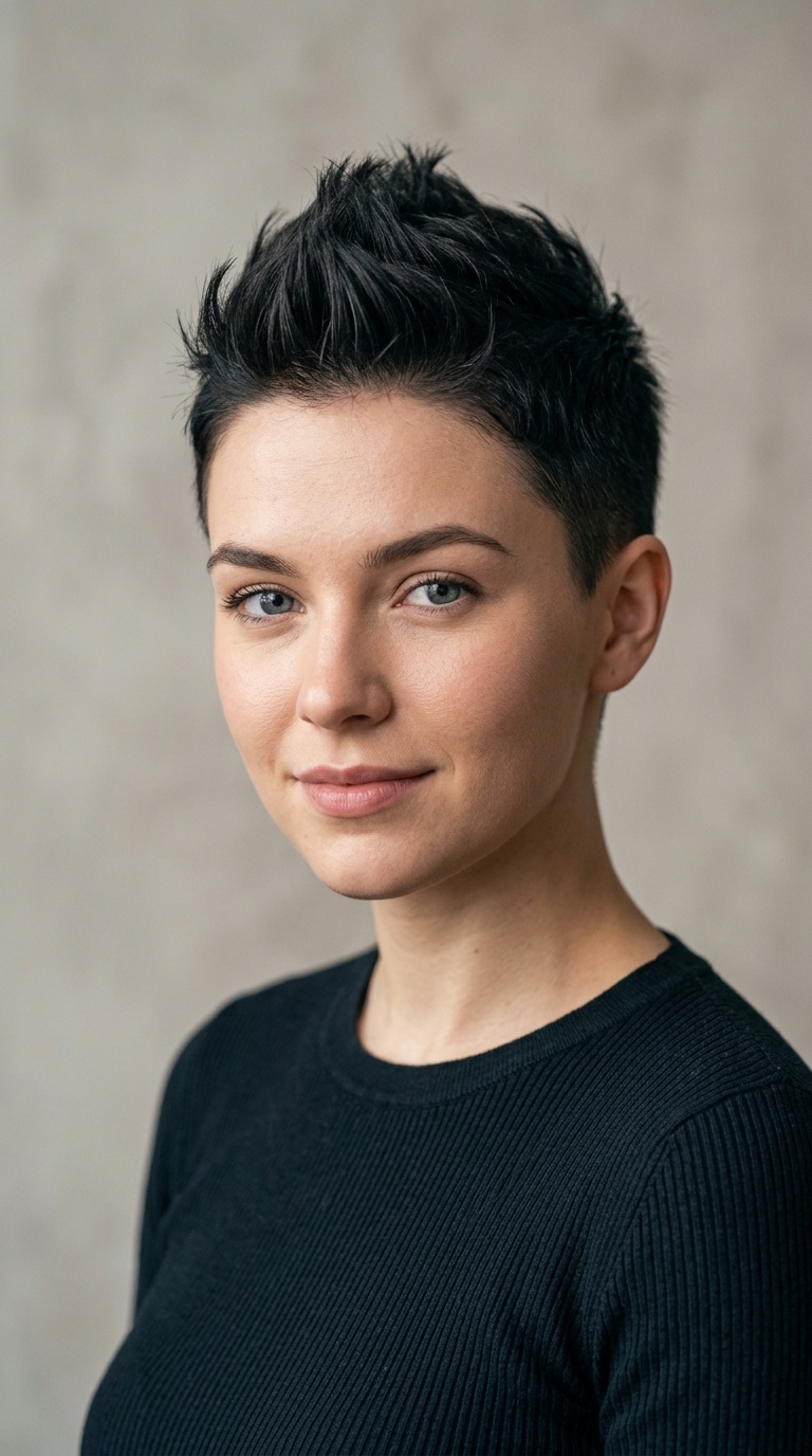 Mohawk-Inspired Short Cut