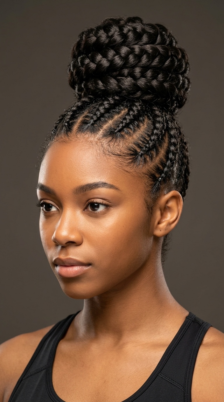 Multi-Braid High Bun