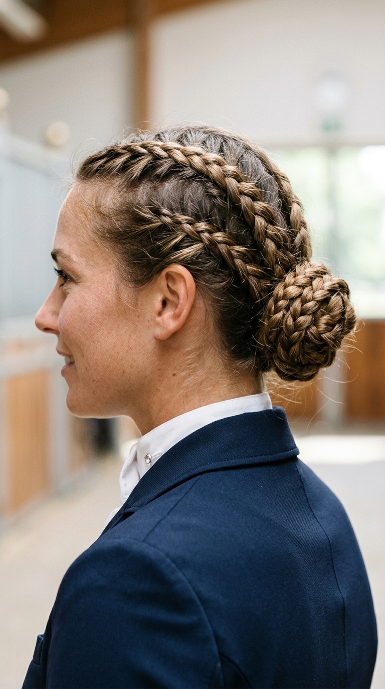 Multi-Braid Low Bun