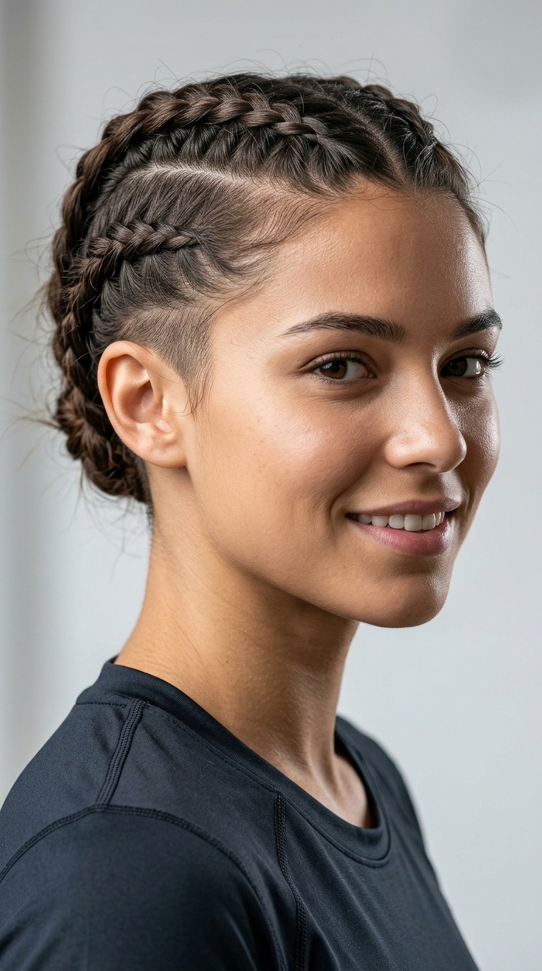 Multi-Braid Undercut Style