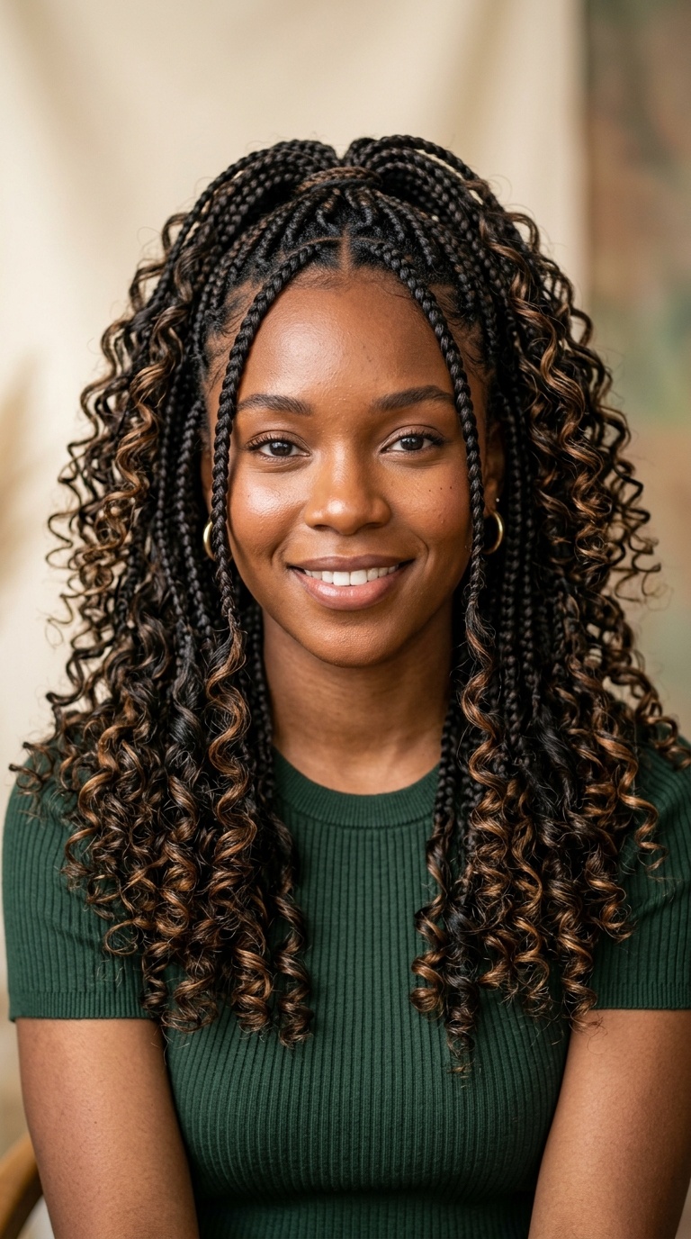 Multi-Textured Mixed Braids and Curls