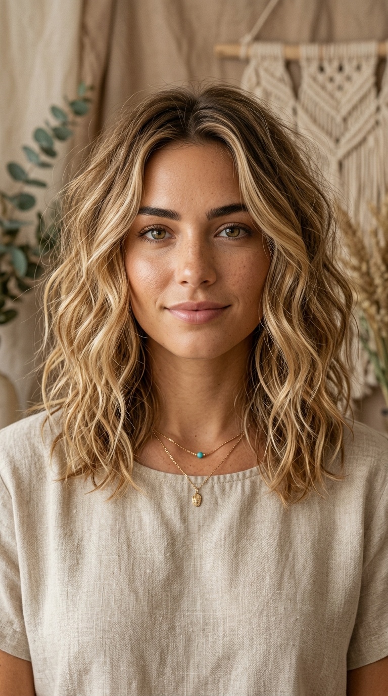 Multi-Textured Tousled Lob