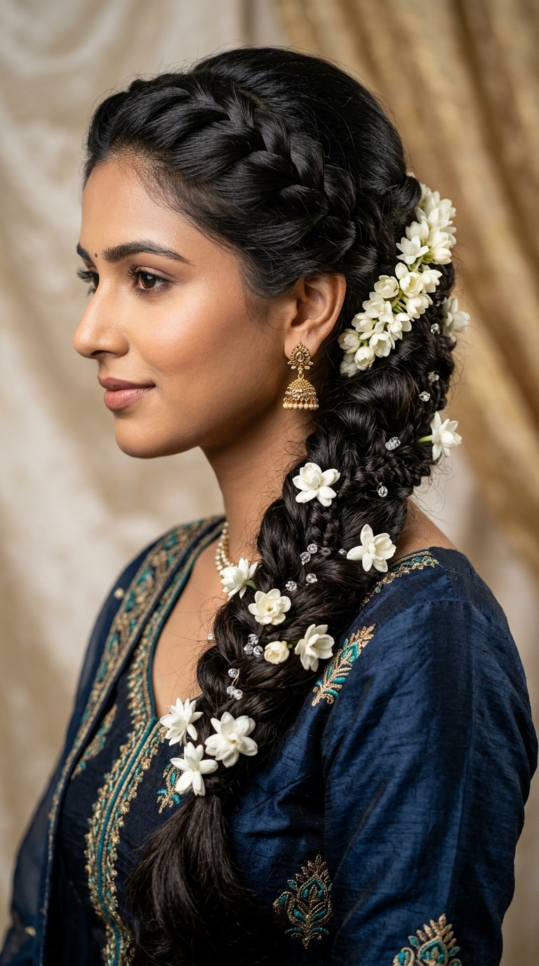 Multi-Tiered Jasmine Braid