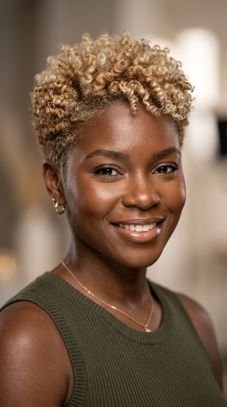 Multi-Tonal Blonde Textured Crop