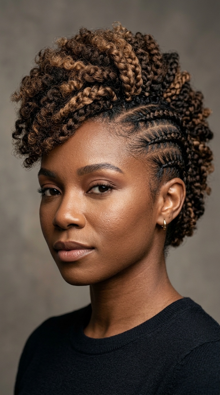 Multi-Tonal Brown Mohawk