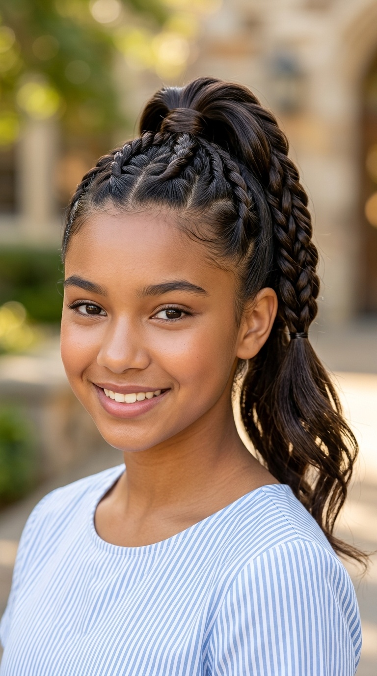 Multi-Twist Ponytail