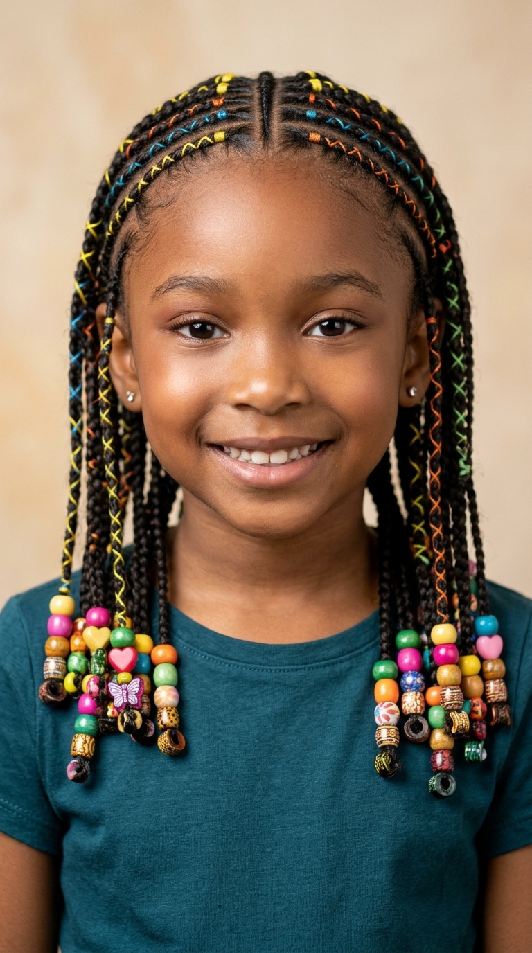 Multicolor Fulani Braids