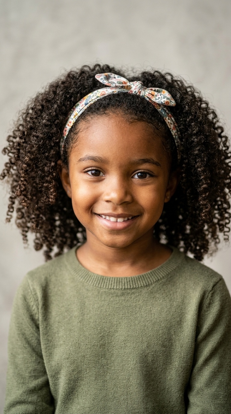 Natural Curls with Headband