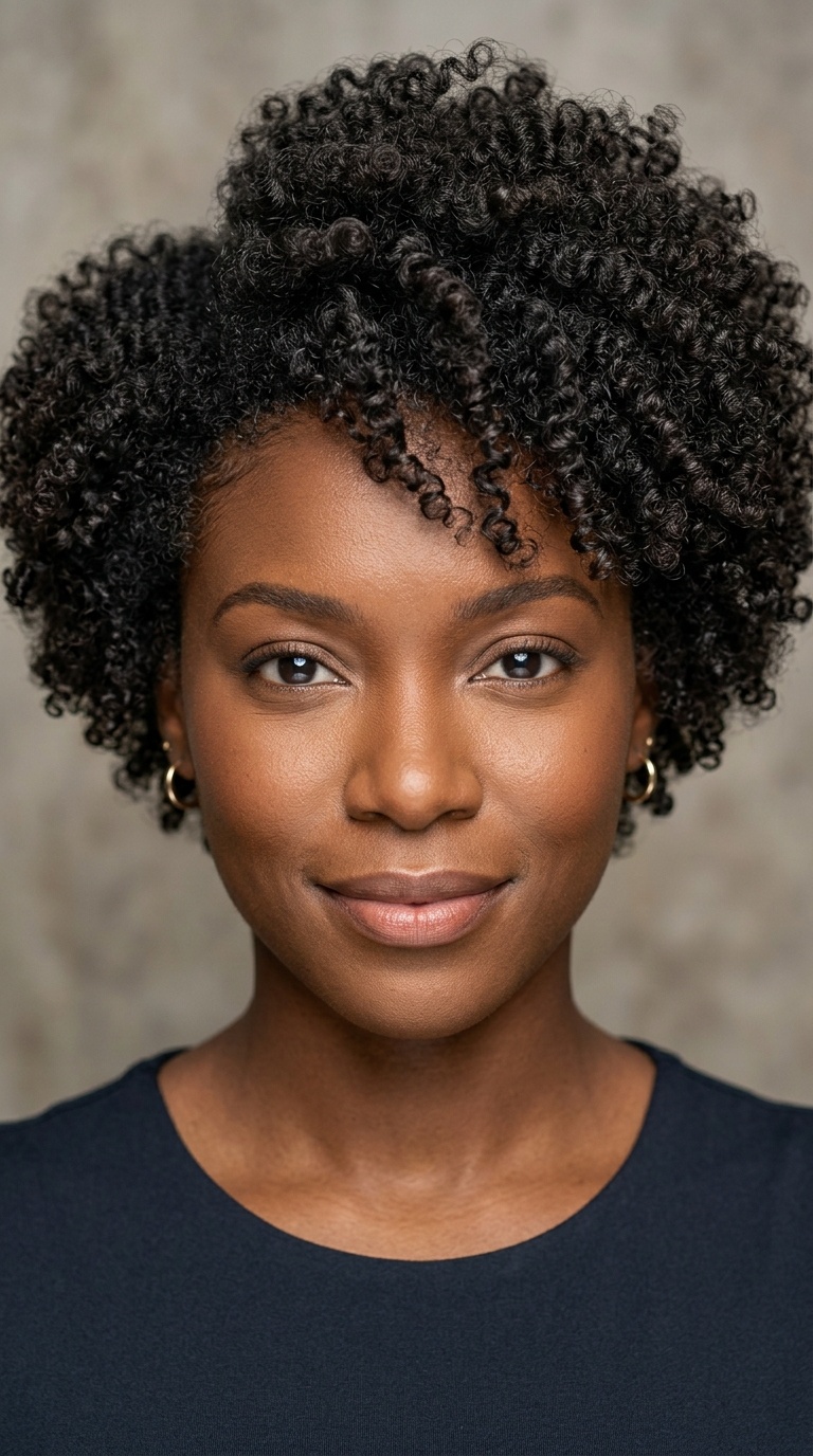 Natural Curls with Volume
