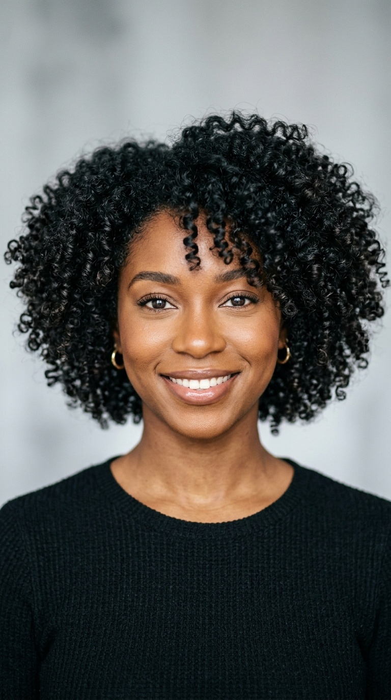 Natural Curls with Volume