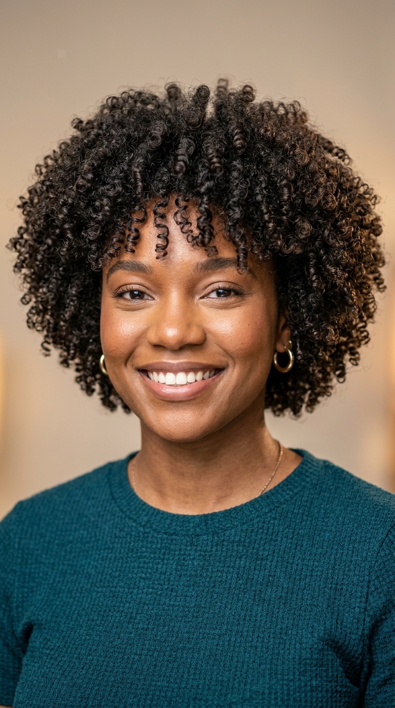 Natural Curls with Volume