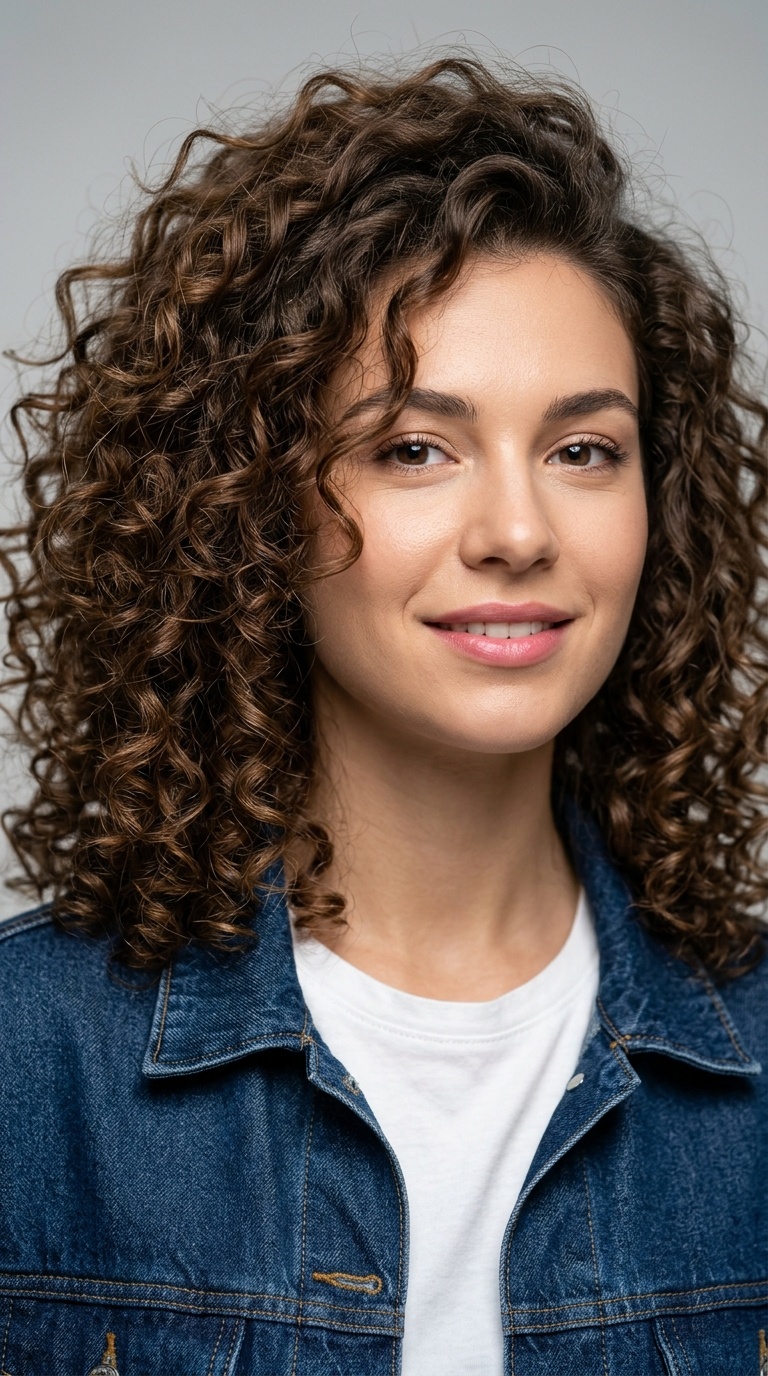 Natural Curls with Volume