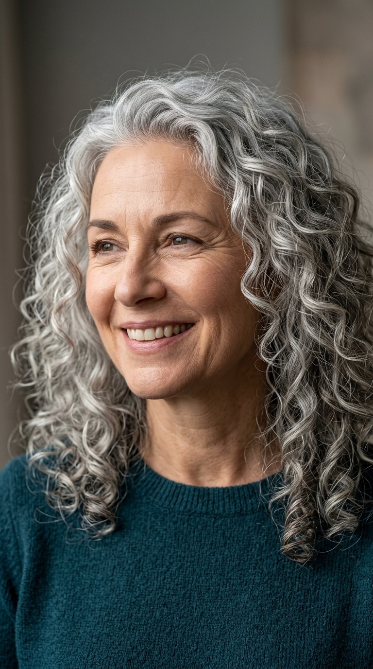 Natural Silver Curls